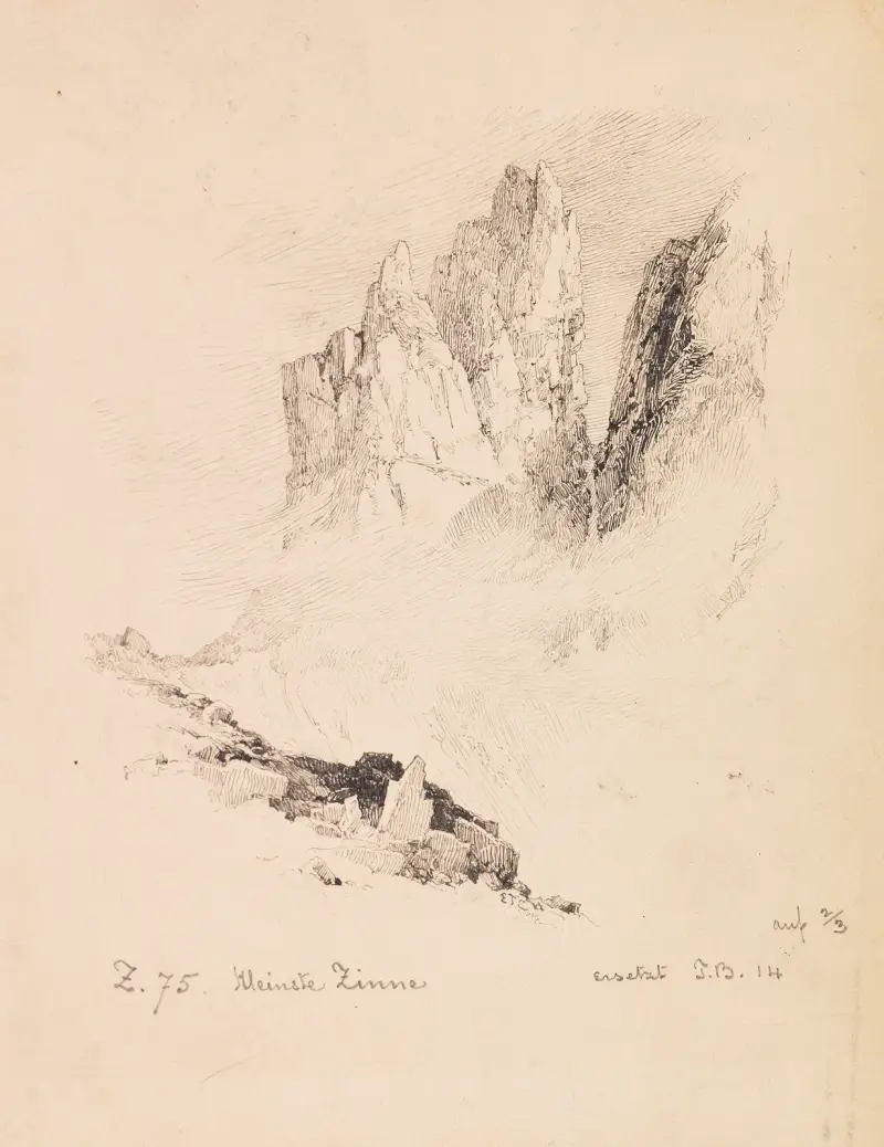 Kleinste Zinne, Edward Theodore Compton