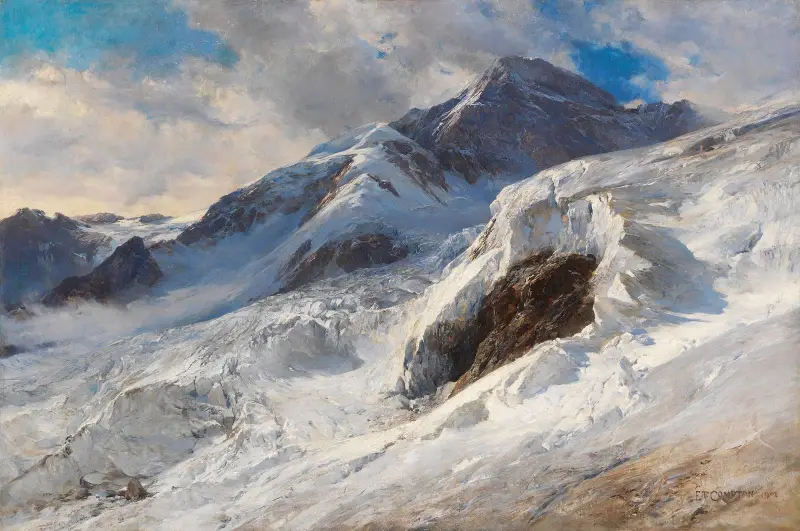 Lyskamm (Monte Rosa) von Edward Theodore Compton