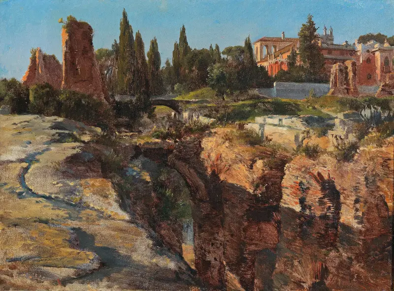 Palatin in Rom von Edward Theodore Compton