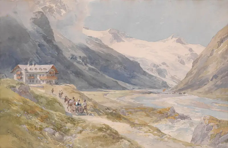 Pasterze von Edward Theodore Compton