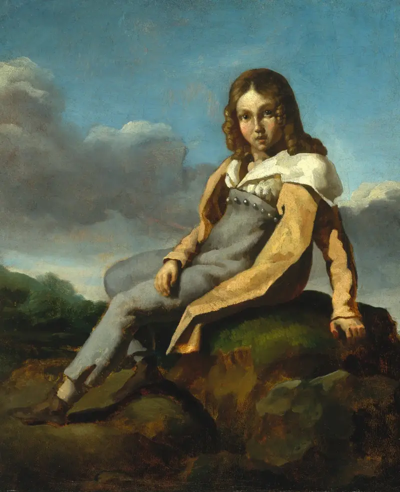 Alfred Dedreux (1810–1860) som barn av Théodore Géricault