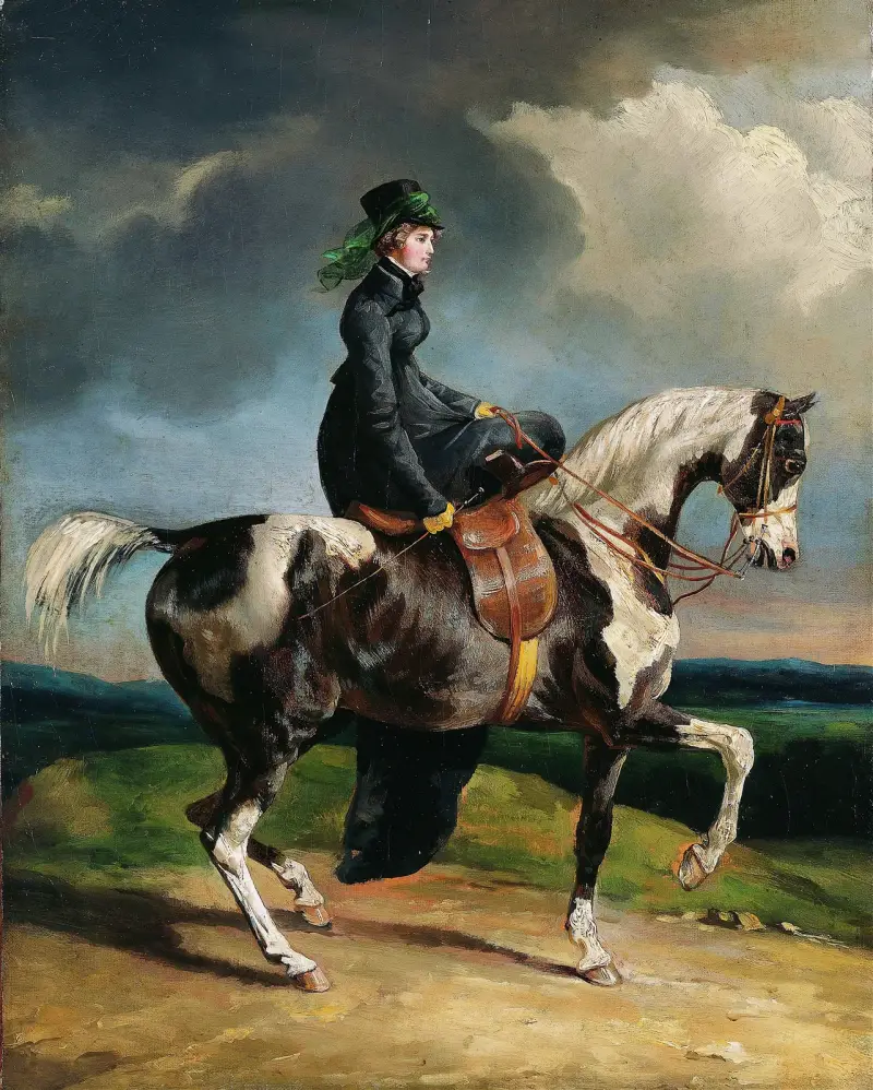 Jeźdźczyni, Théodore Géricault