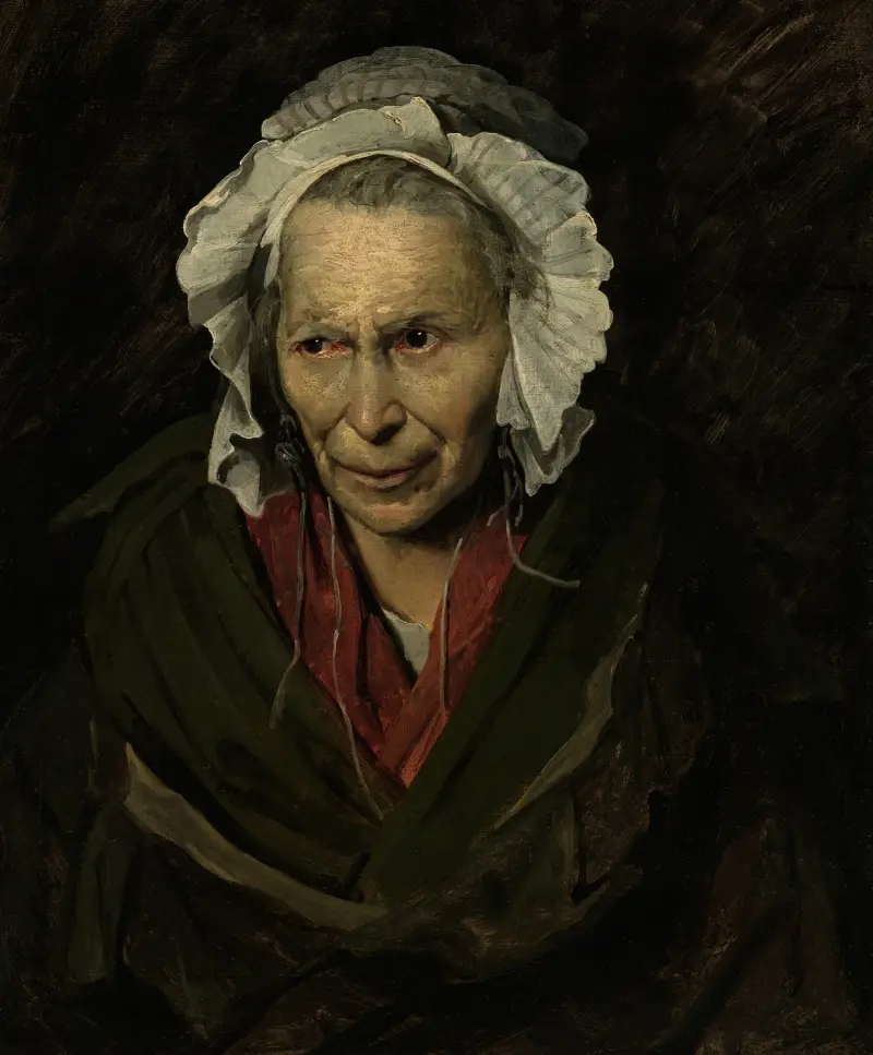 Monomaniac of Envy (La Monomane de l’envie) av Théodore Géricault