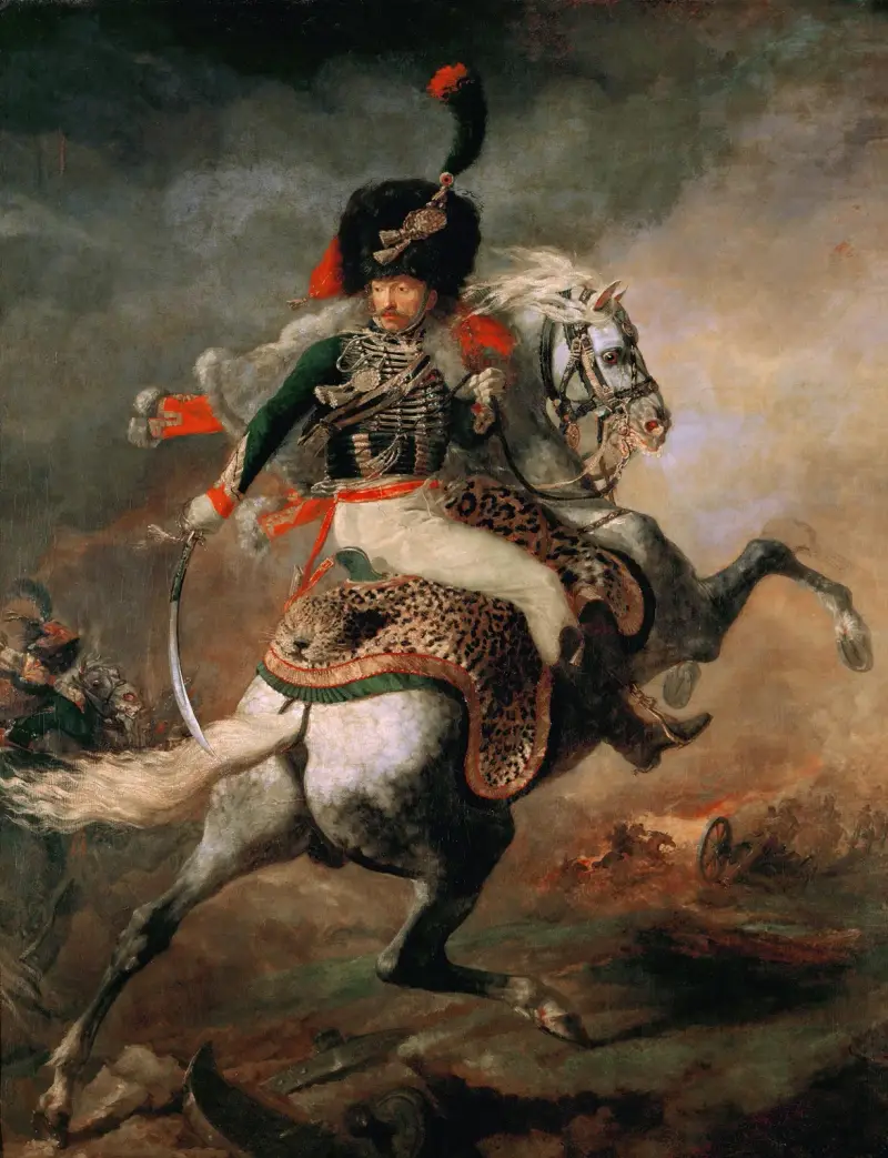 Útočící myslivec, Théodore Géricault