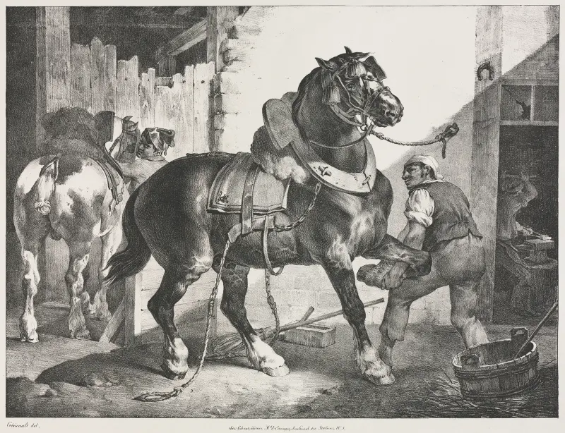 Den franske smeden av Théodore Géricault