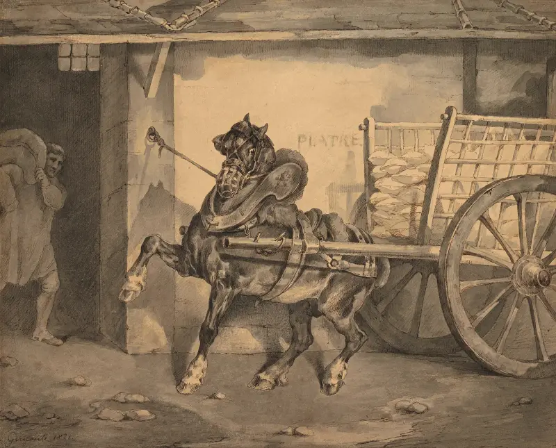 Gipsmakarens häst av Théodore Géricault