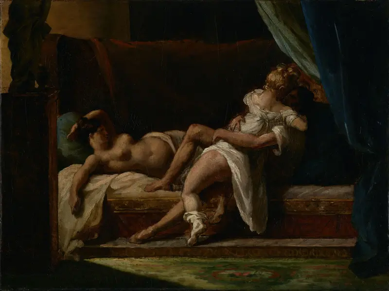 Drei Liebende von Théodore Géricault