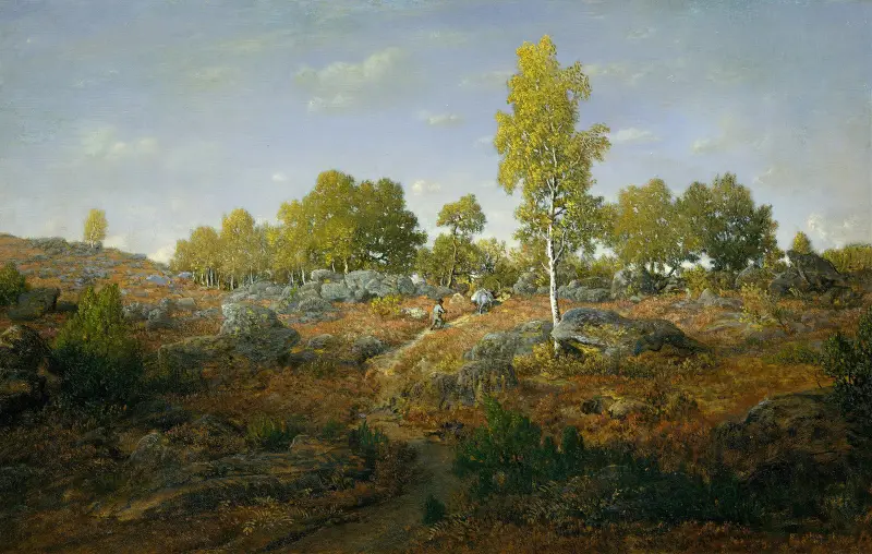 Ścieżka wśród skał, prawdopodobnie 1861, Théodore Rousseau