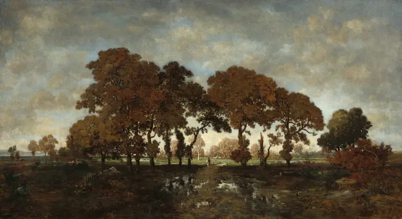 Efter regnet av Théodore Rousseau