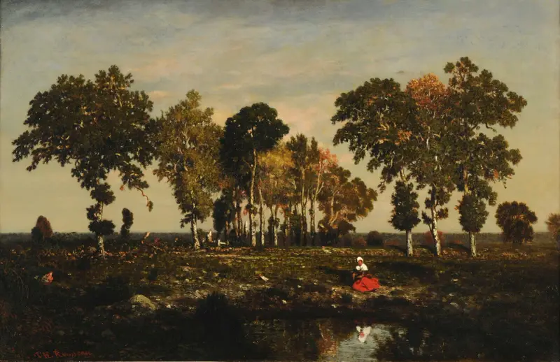 La Mare av Théodore Rousseau