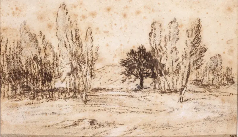 Landskap av Théodore Rousseau