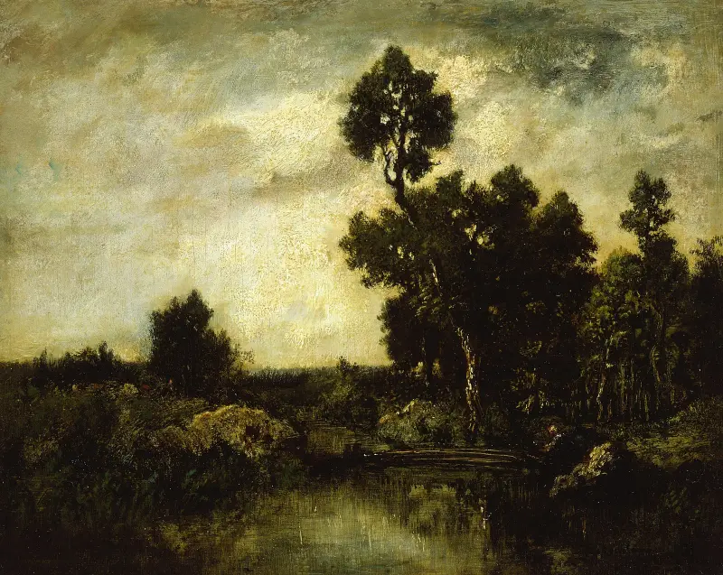 Landskap av Théodore Rousseau