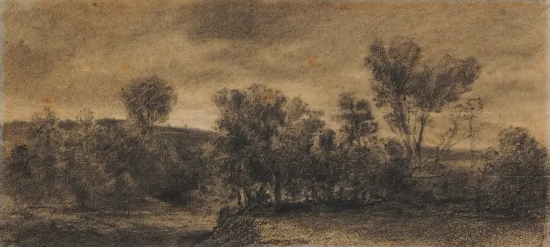 Skogslandskap av Théodore Rousseau