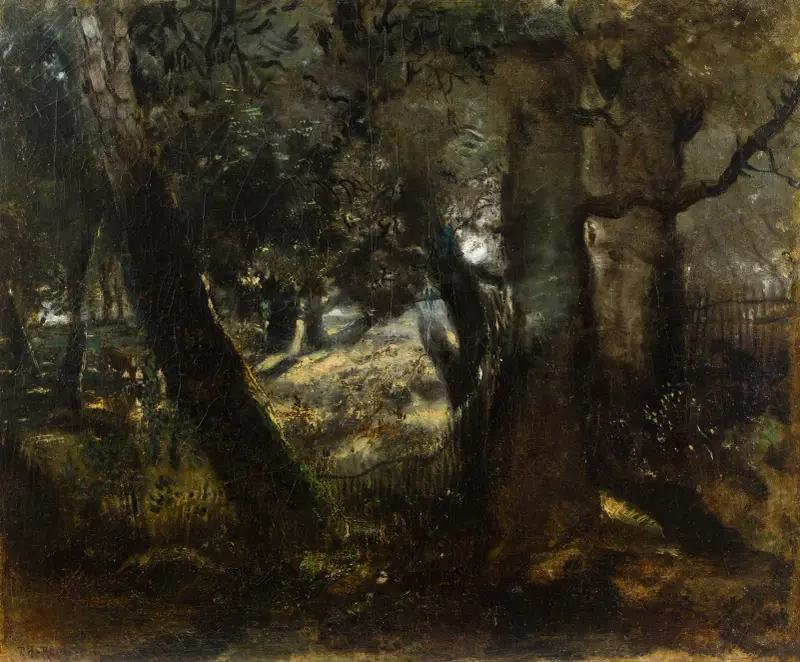 Fasanerie im Wald von Compiègne von Théodore Rousseau