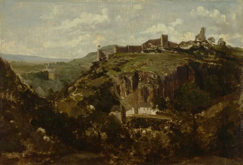 Auvergneby av Théodore Rousseau