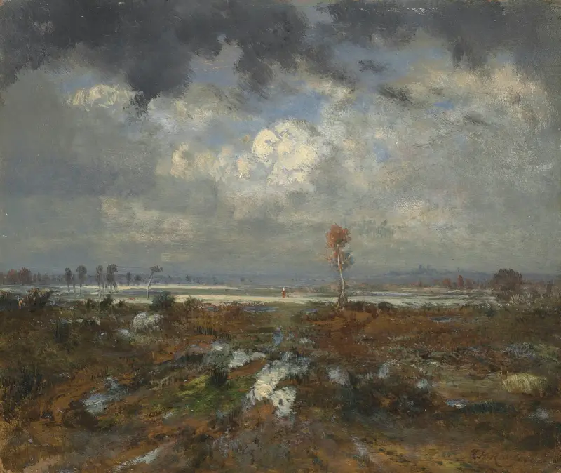 Vy över Montmartres kullar av Théodore Rousseau