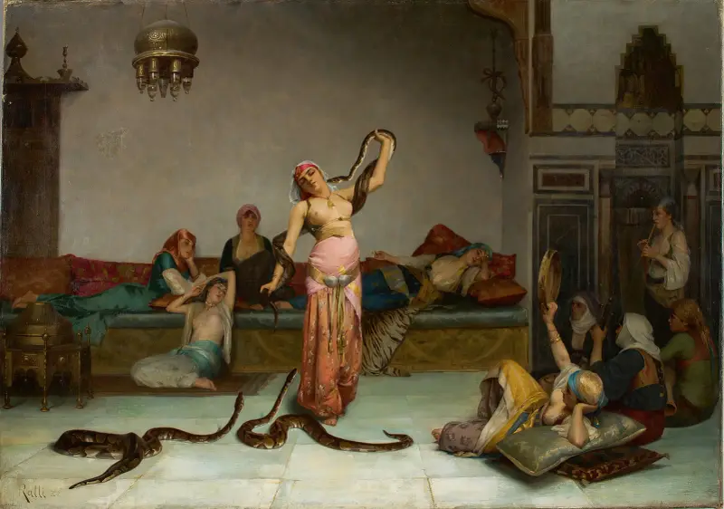 Charmeuse De Serpents av Theodoros Ralli