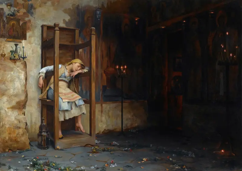 Velký pátek (La Vestale Chretienne), Theodoros Ralli