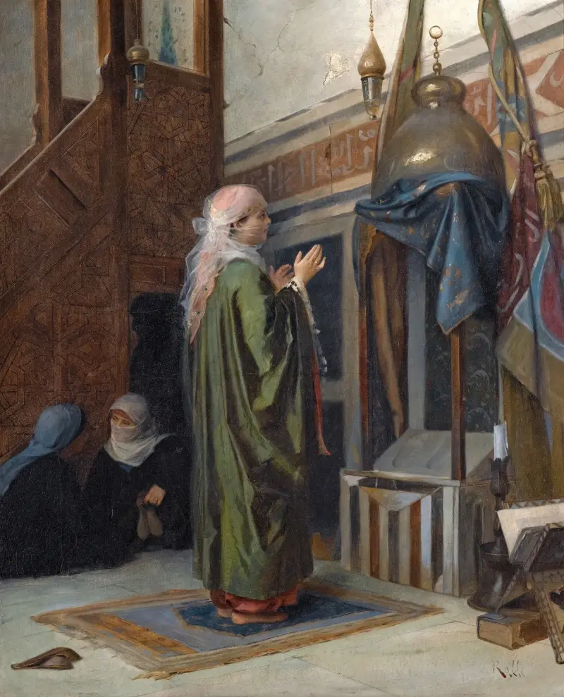 V mešitě, Theodoros Ralli