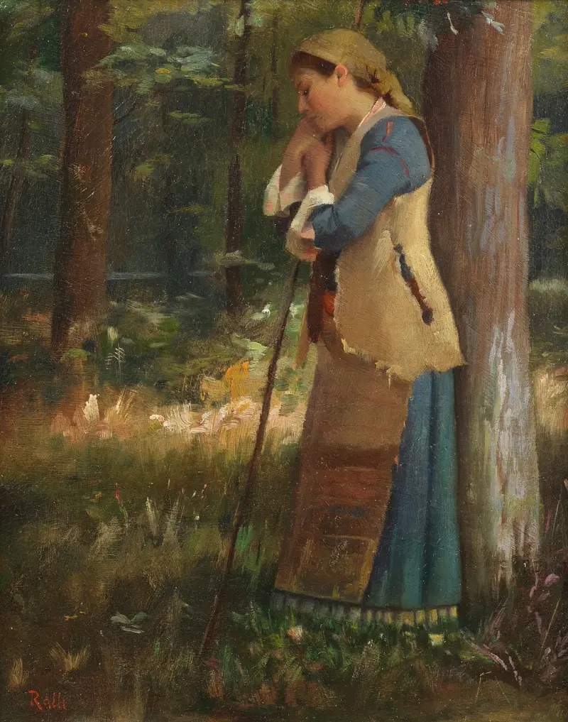 Odpočívající pastýřka, Theodoros Ralli