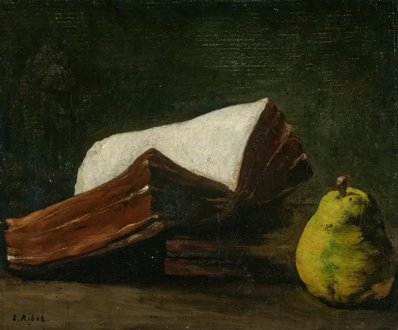 Bok och päron av Théodule Ribot