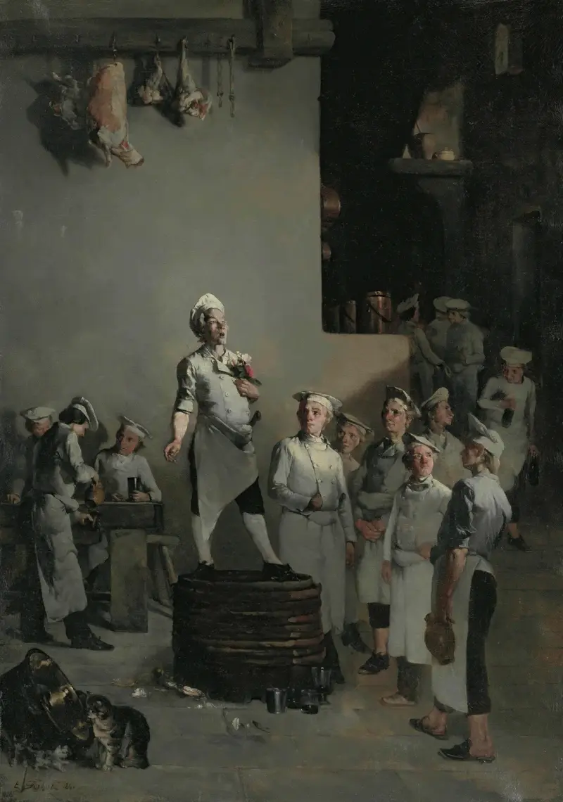 La Fête Du Chef av Théodule Ribot