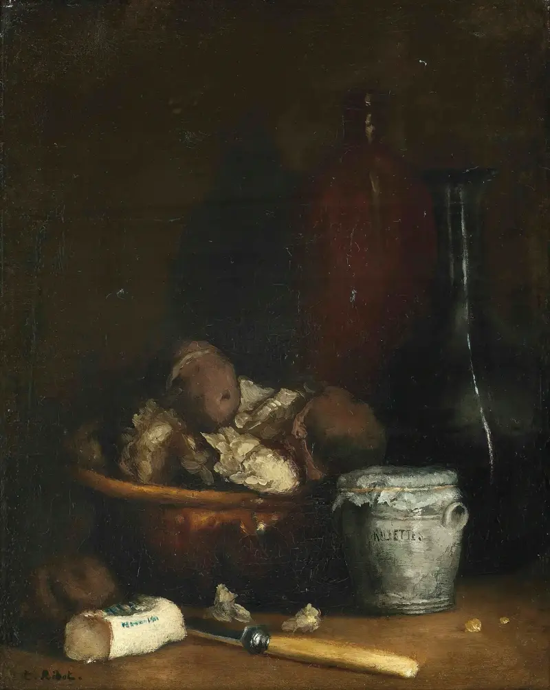 Rillettes mit Beilagen von Théodule Ribot