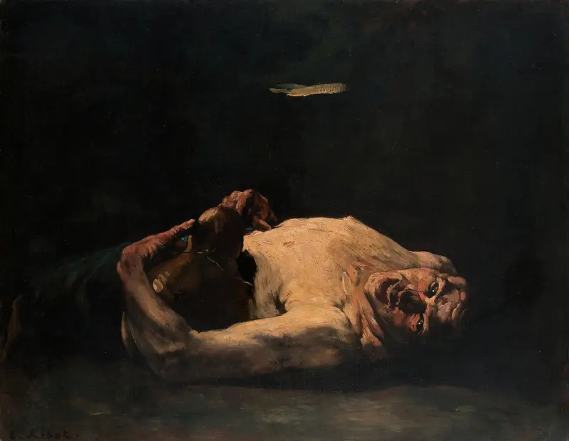 Prázdná láhev, Théodule Ribot