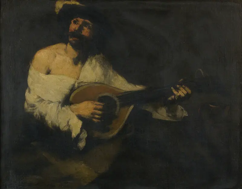 Der Mandolinenspieler von Théodule Ribot
