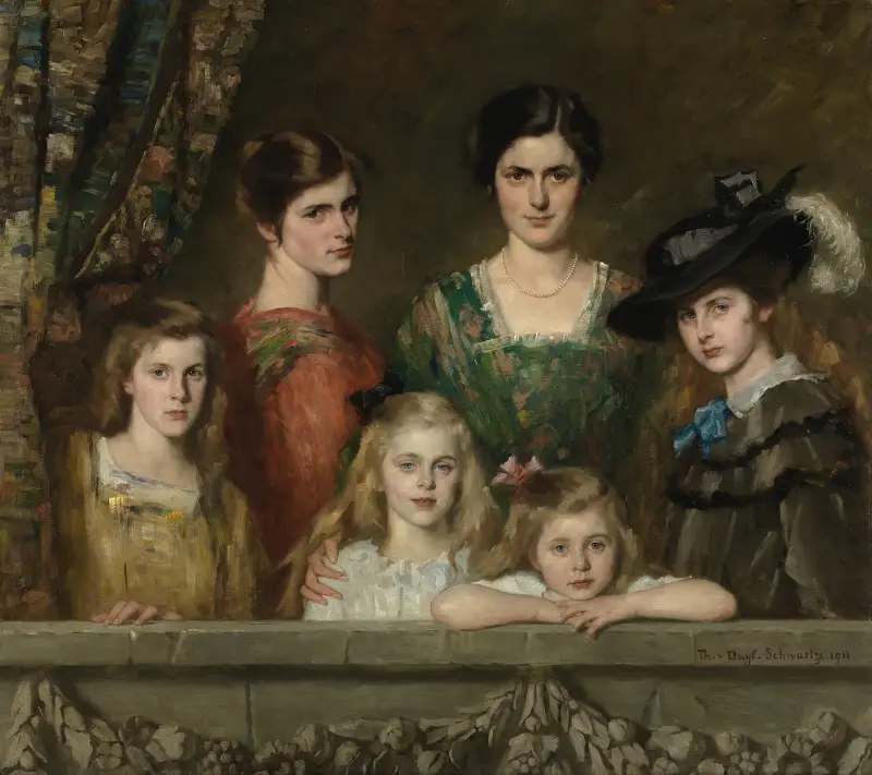 Die sechs Töchter Boissevain von Thérèse Schwartze