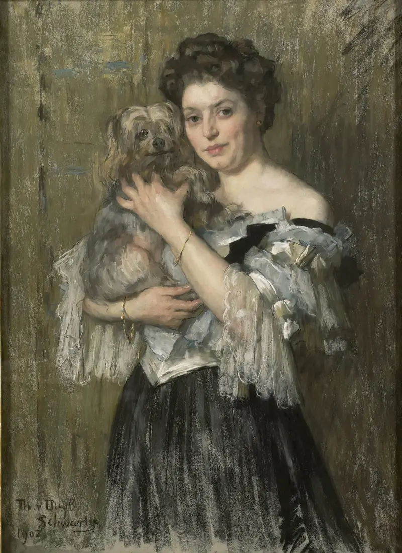 Mary Catherine Josephine Jordan (1866–1948), hustru till målaren George Hendrik Breitner av Thérèse Schwartze