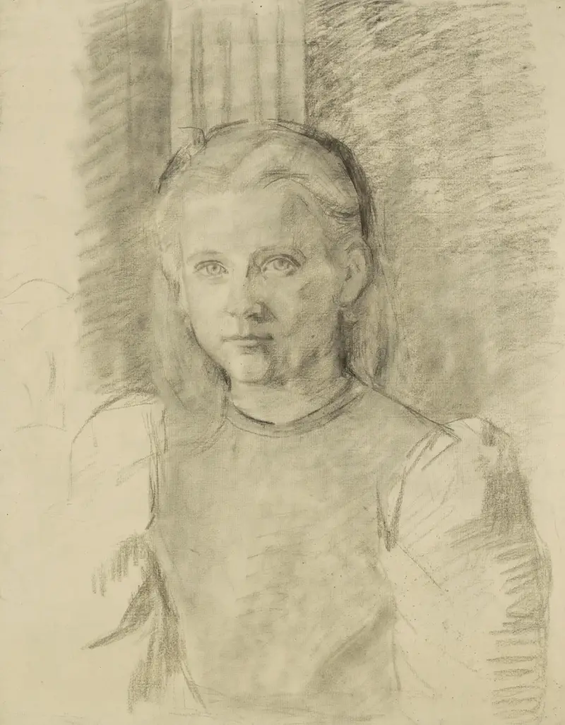 Bildnis eines jungen Mädchens von Thérèse Schwartze