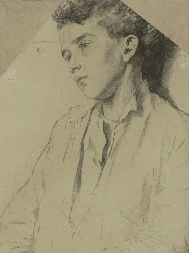 Portret van een jongen av Thérèse Schwartze