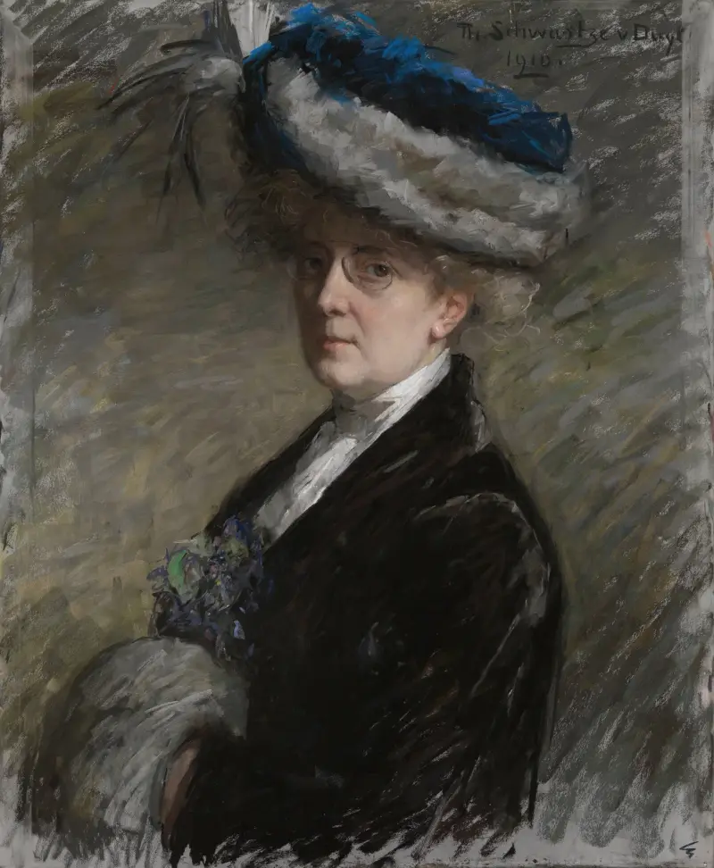 Autoportret, Thérèse Schwartze
