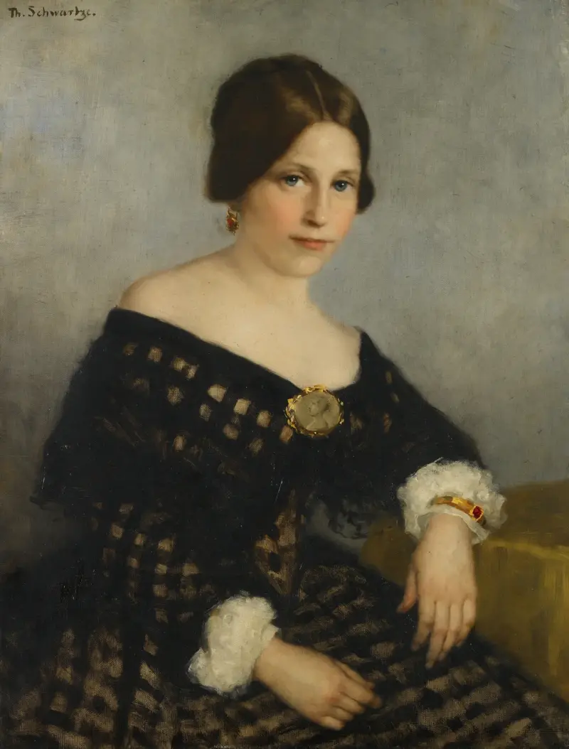 Sophia Adriana de Bruijn (1816-1890) av Thérèse Schwartze