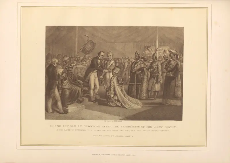 Grand Durbar at Cawnpore – Marshall Claxton av Thomas Archer