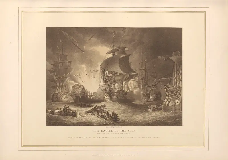 The Battle of the Nile – George Arnald av Thomas Archer