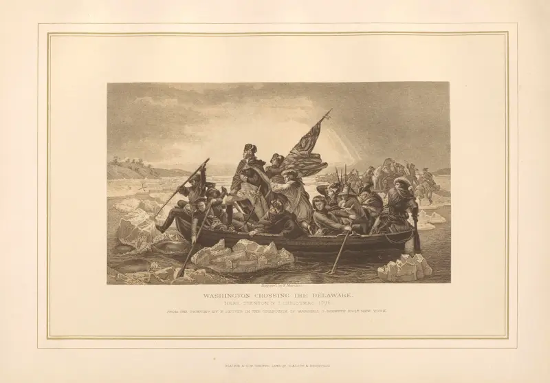 Washingtons Überquerung des Delaware von Thomas Archer