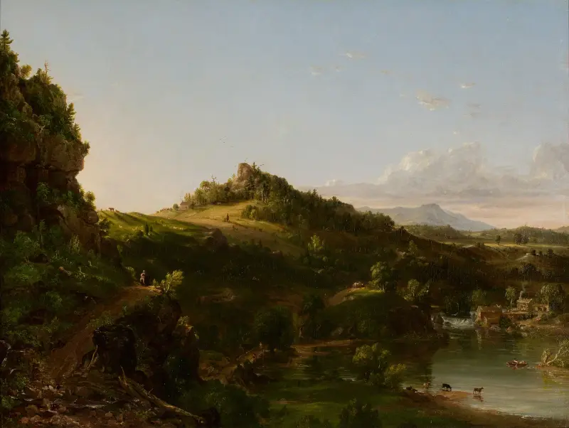 Catskill-landskap, Thomas Cole