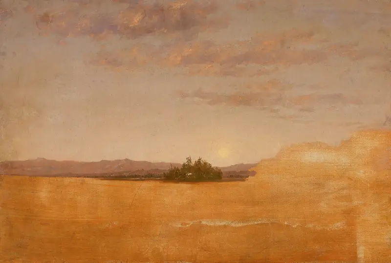 Krajinářská skica, Thomas Cole