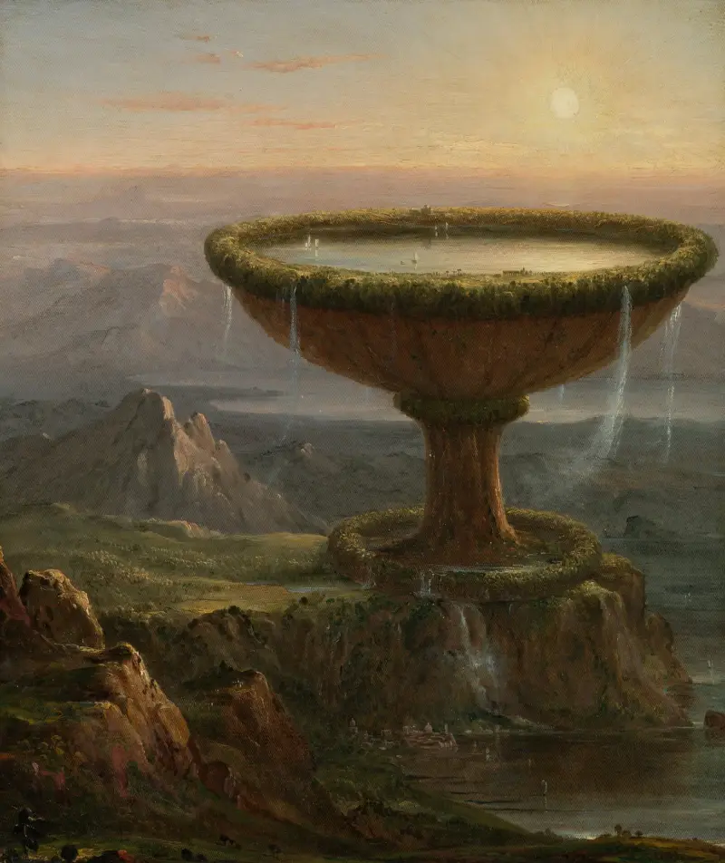 Titanens bägare, Thomas Cole