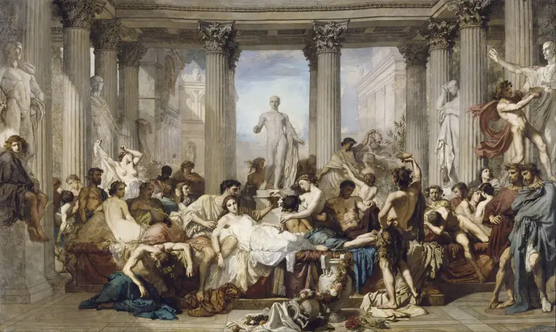 Římané v době dekadence, Thomas Couture
