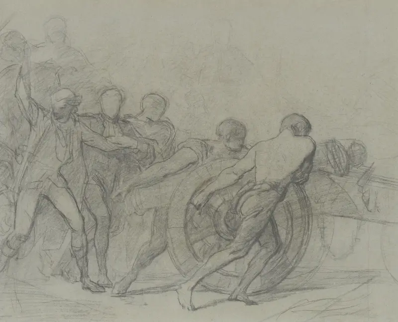 Studie zu „Die Anwerbung der Freiwilligen von 1792“ von Thomas Couture