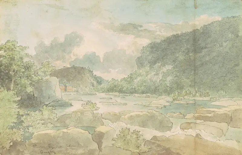 Harpers Ferry von unten von Thomas Doughty