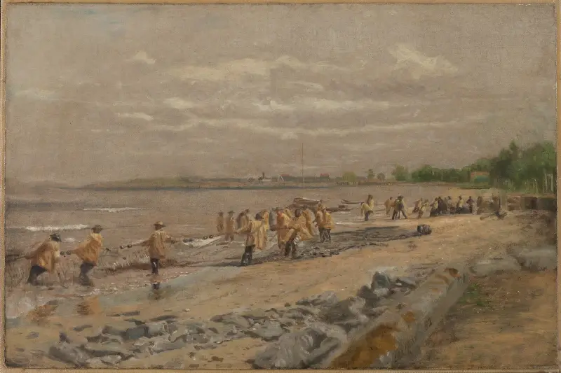 Wyciąganie sieci, Thomas Eakins