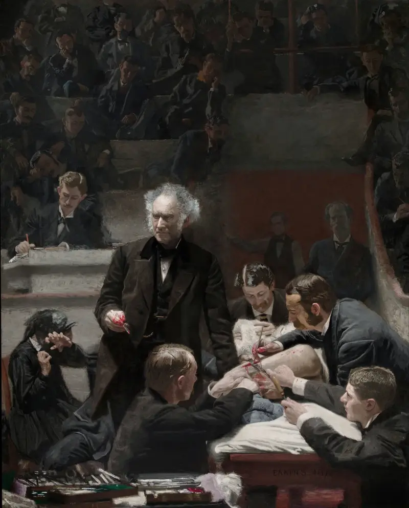 Porträtt av doktor Samuel D. Gross (The Gross Clinic) av Thomas Eakins