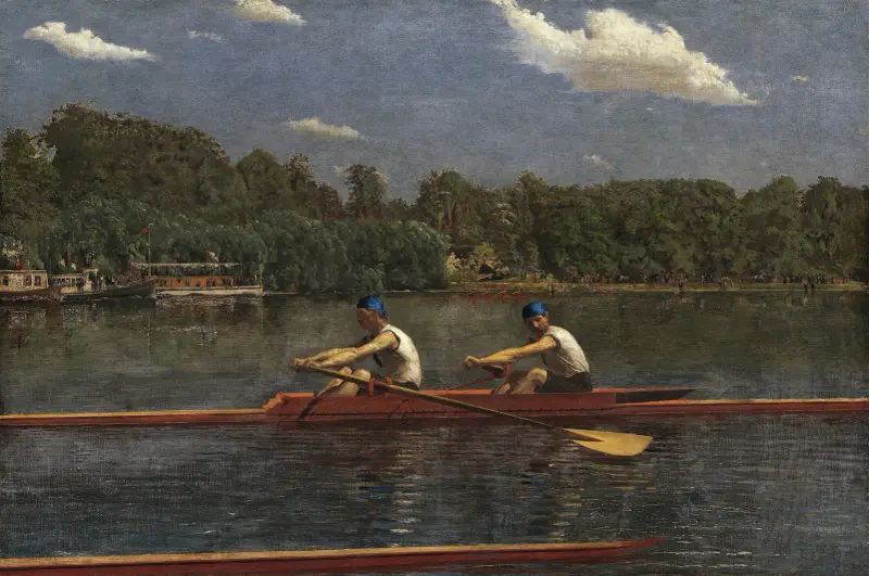 Die Biglin-Brüder beim Ruderrennen von Thomas Eakins