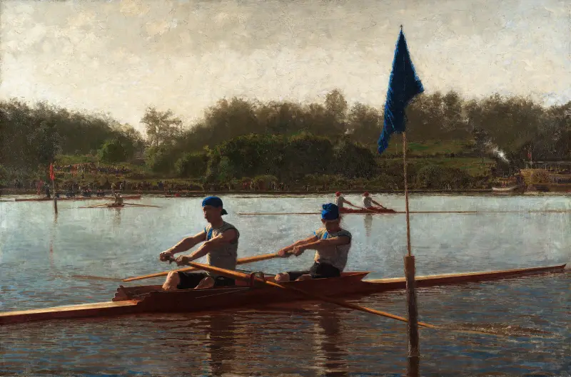 The Biglin Brothers Turning the Stake, 1873 – nr 1 av Thomas Eakins