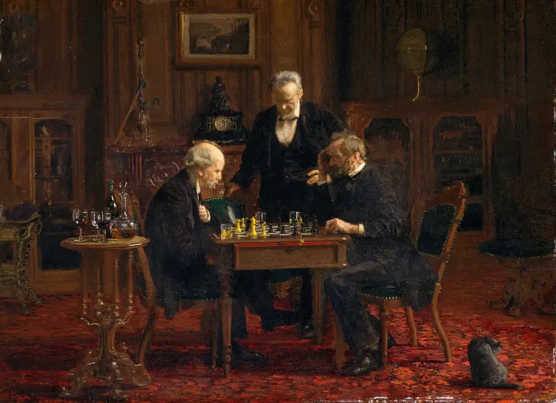 Die Schachspieler von Thomas Eakins