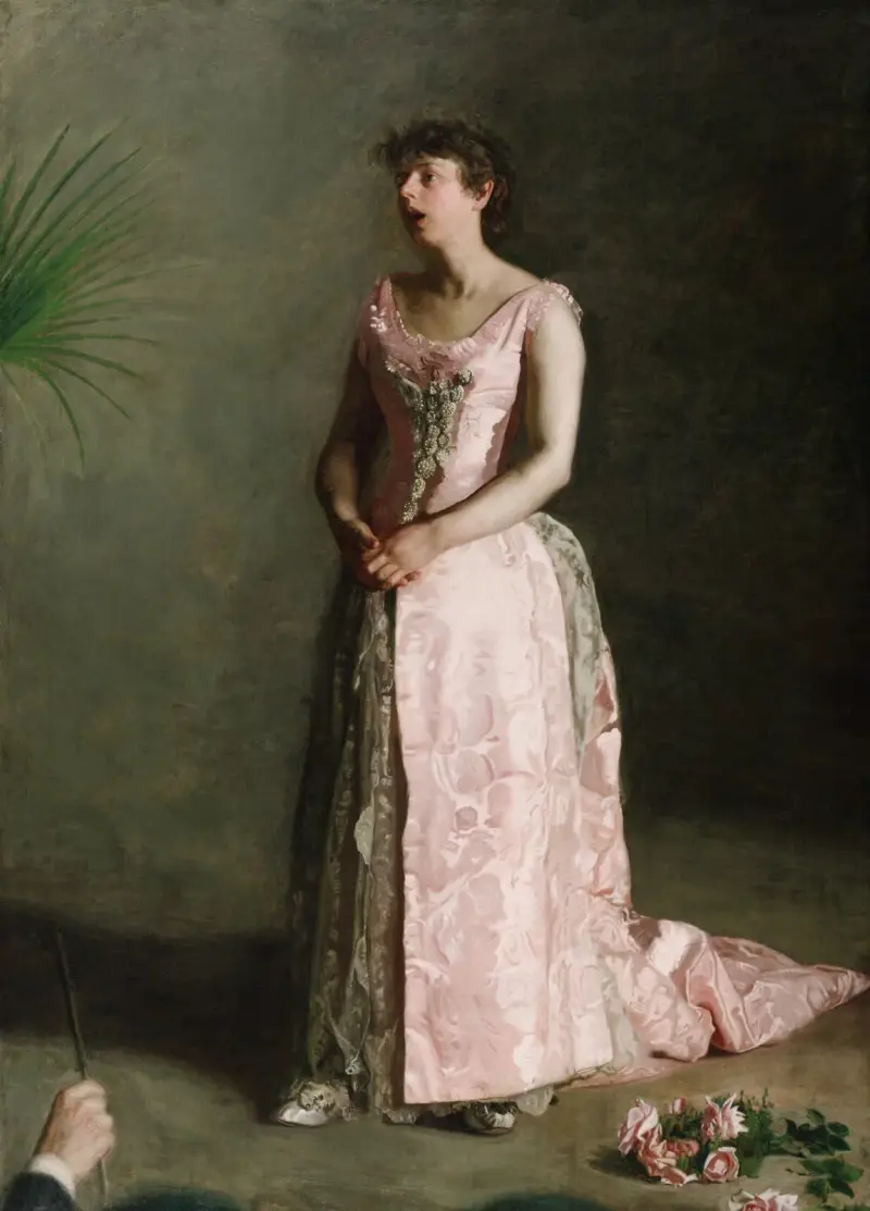 Zpěvačka na koncertě, Thomas Eakins